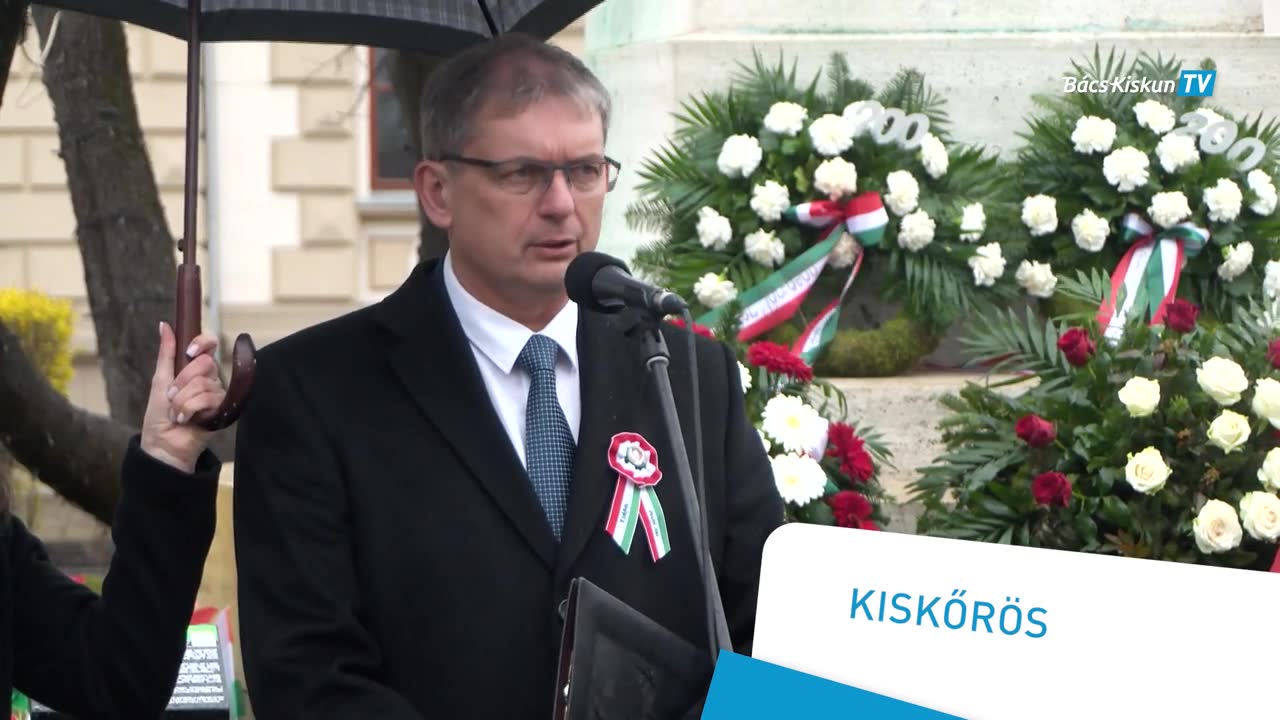Március 15. ünnepség Kiskőrösön